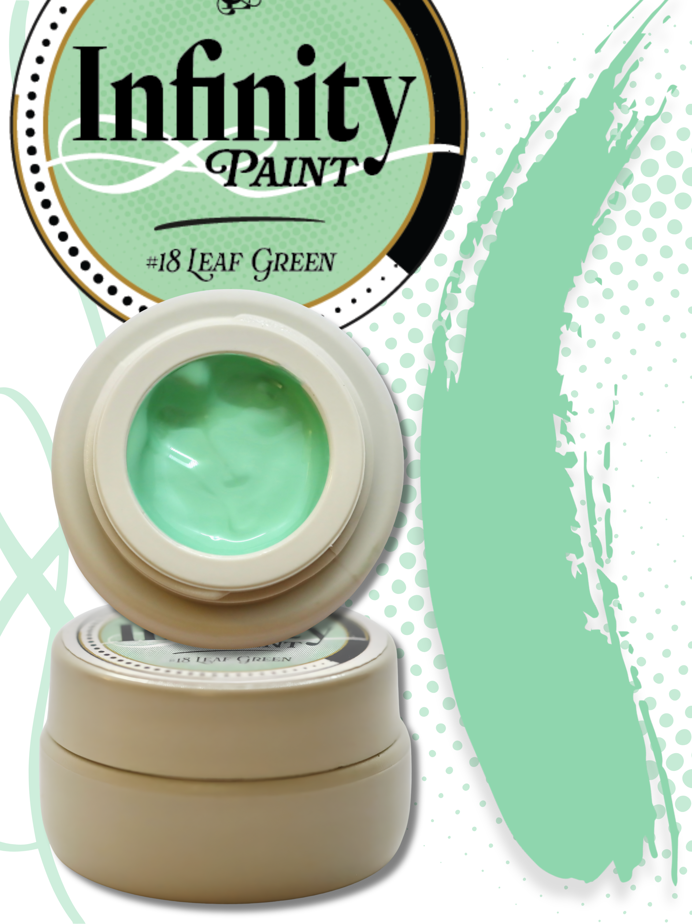 #18 Leaf Green Infinity Gel Paint