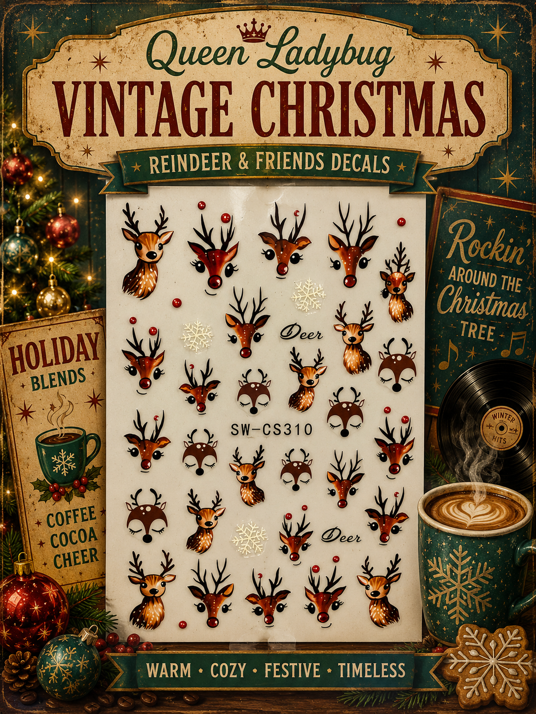 Reindeer & Friends Decals