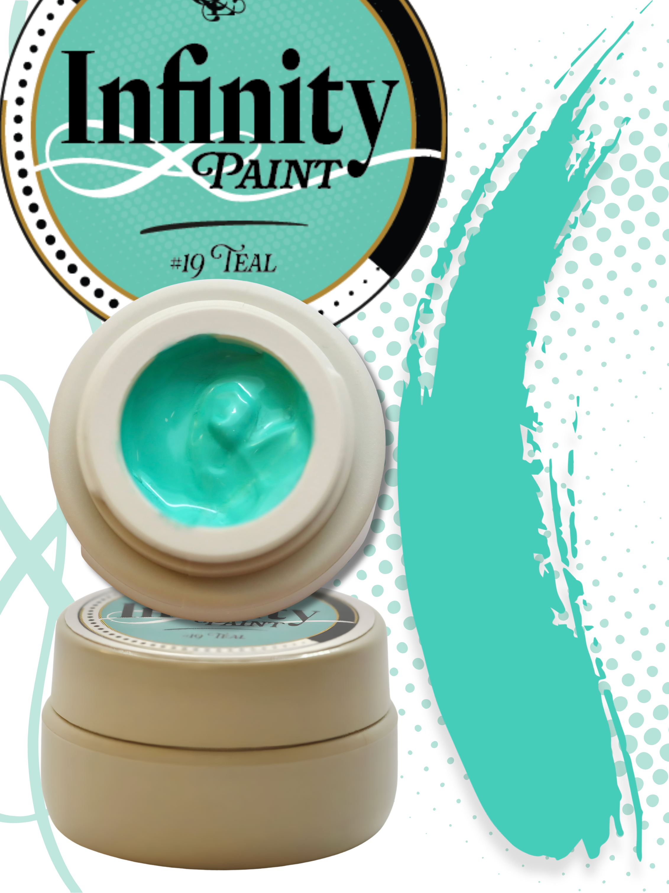 #19 Teal Infinity Gel Paint