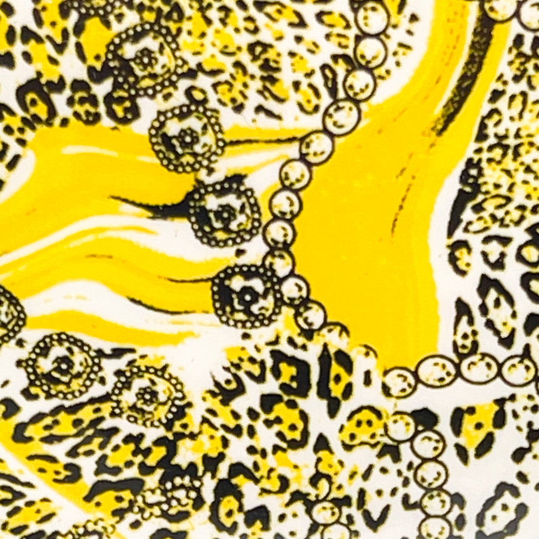MM - "49-08 Jeweled Jag Yellow" - - Nail Transfer Foil