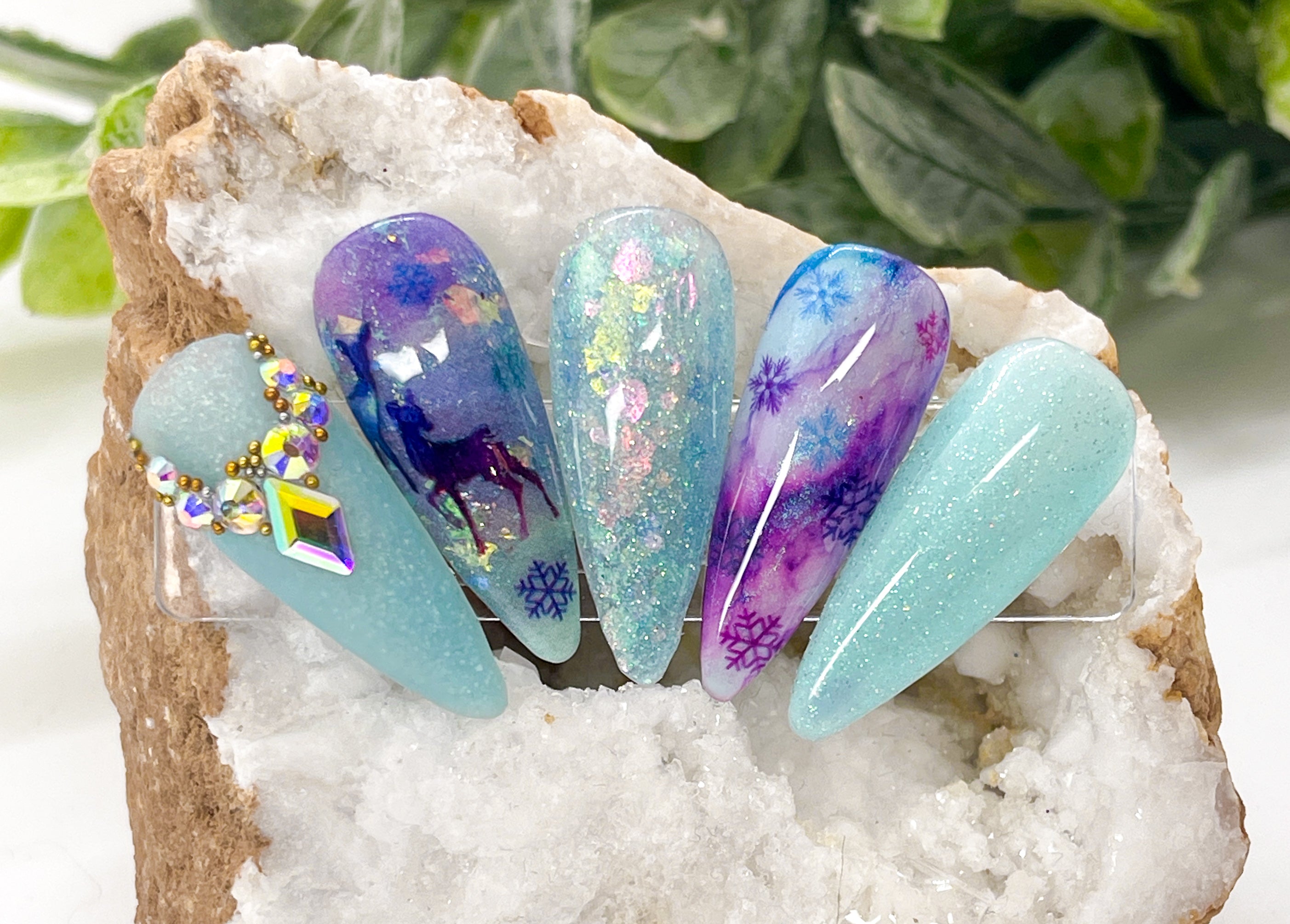 03-03 Rudolph and Friends -- Nail Transfer Foil