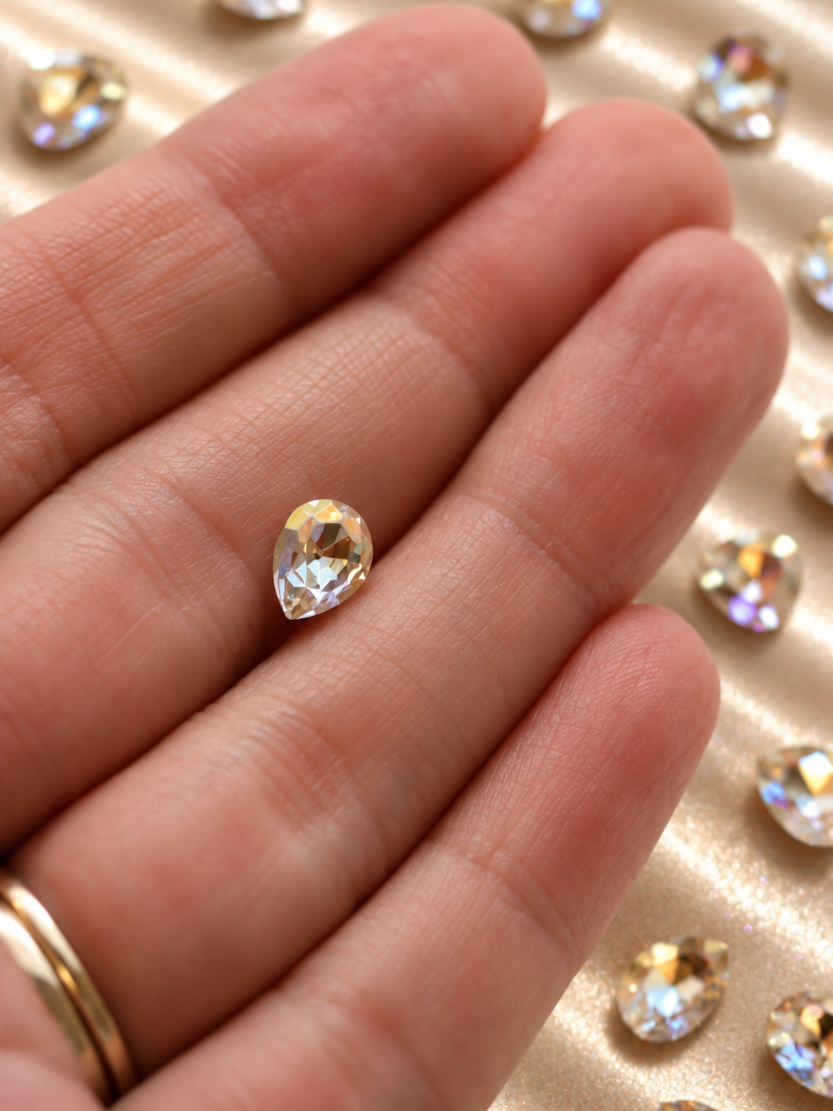 1 Ct. Pear Cut AB