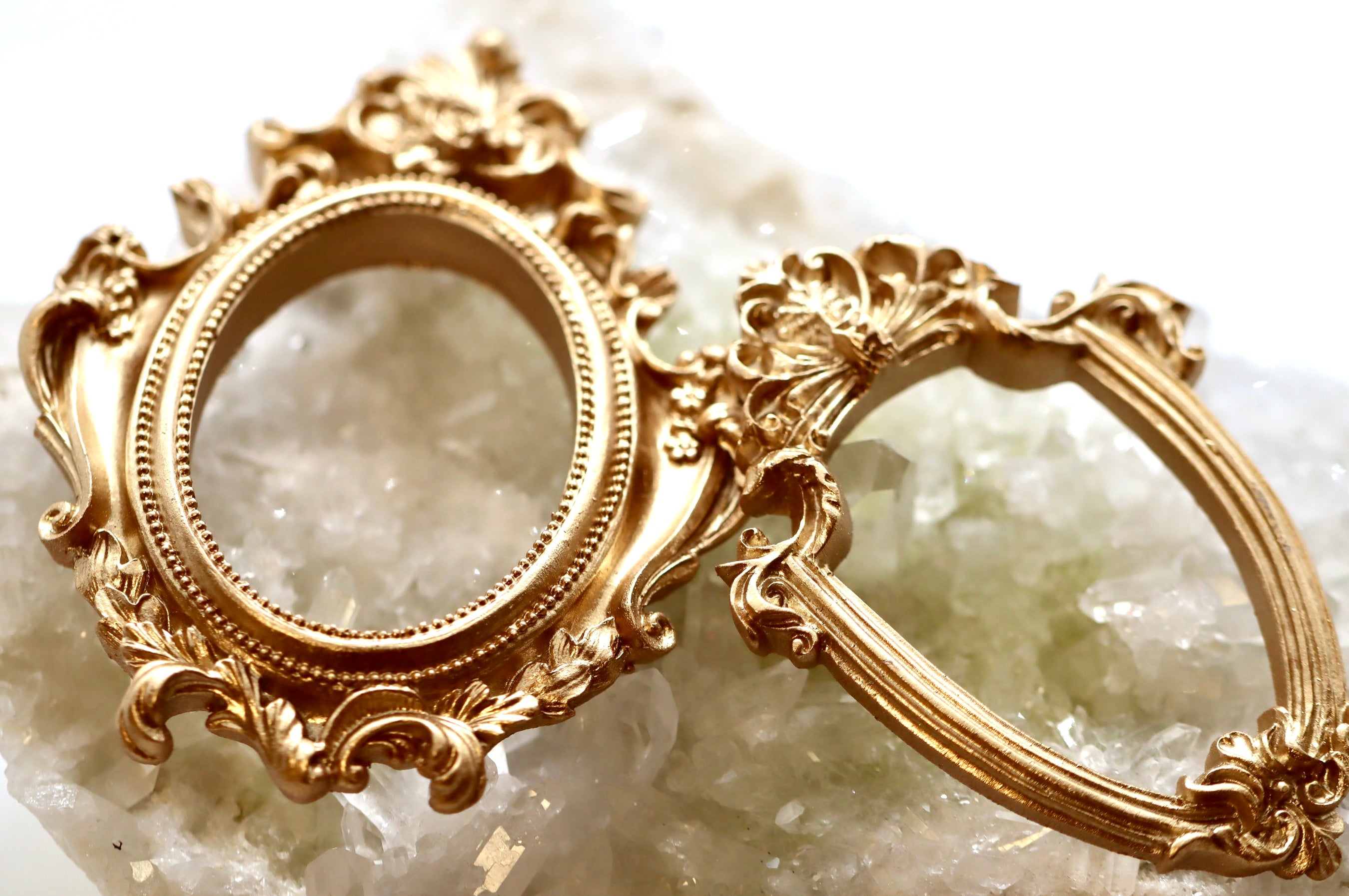 Gold Frame Photo Prop Duo