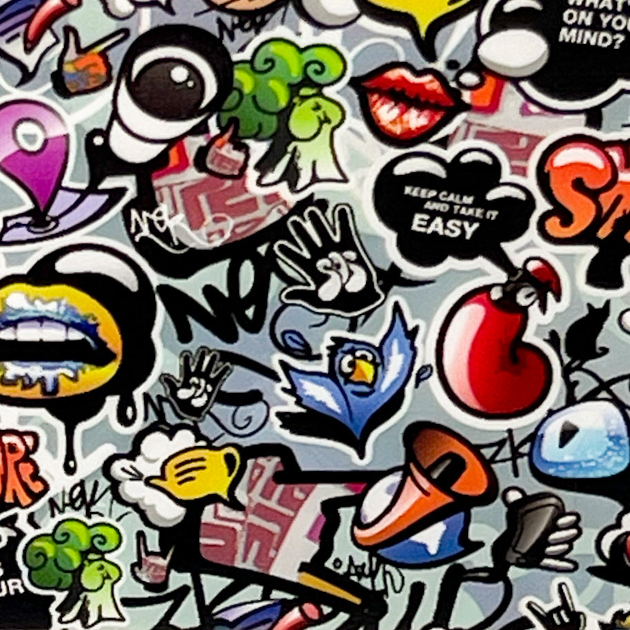 MM - "47-04 Street Artist" - - Nail Transfer Foil