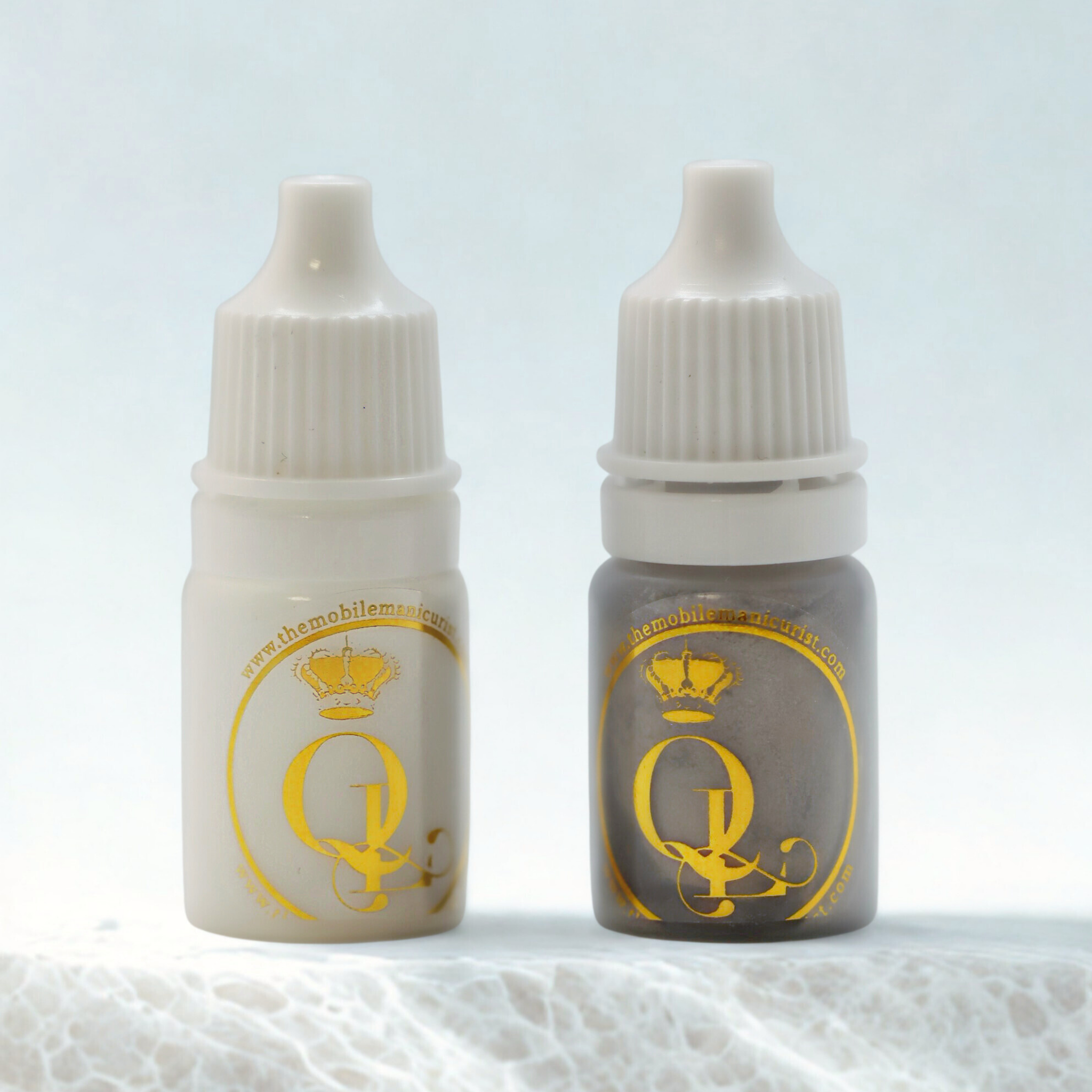 Silver & Pearl White Duo -- Liquessence Water-Based Metallic Paint