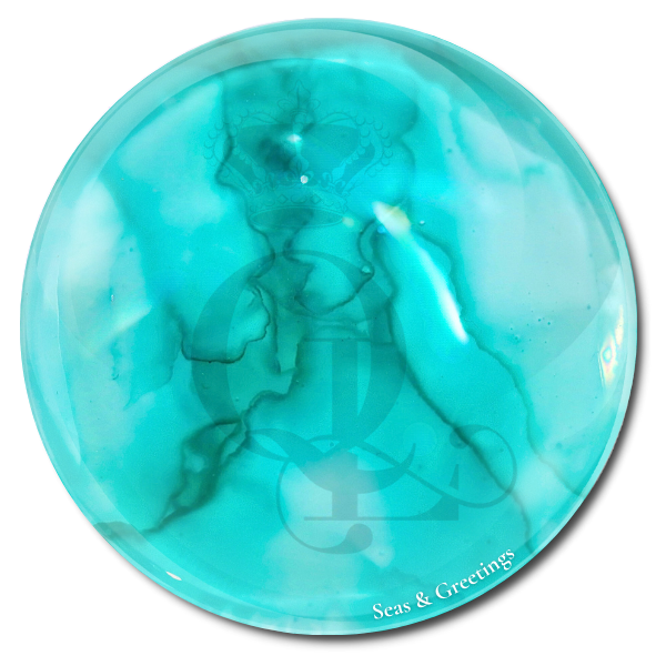 Seas & Greetings -- SINGLE Home Is Where Your Heart Is Christmas Alcohol Ink