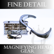 Lighted Magnifying Head Gear Glasses -- 13 Days of Halloween