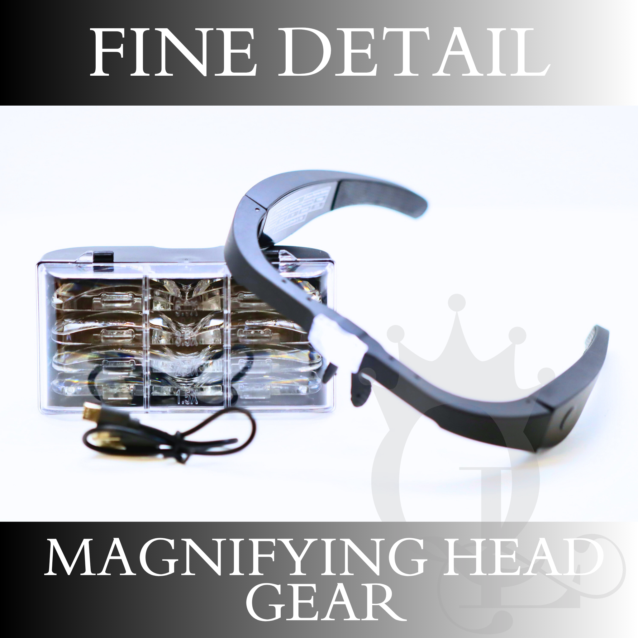 Lighted Magnifying Head Gear Glasses -- 13 Days of Halloween