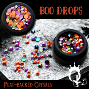 Boo Drops - Flat-Back Resin Crystals