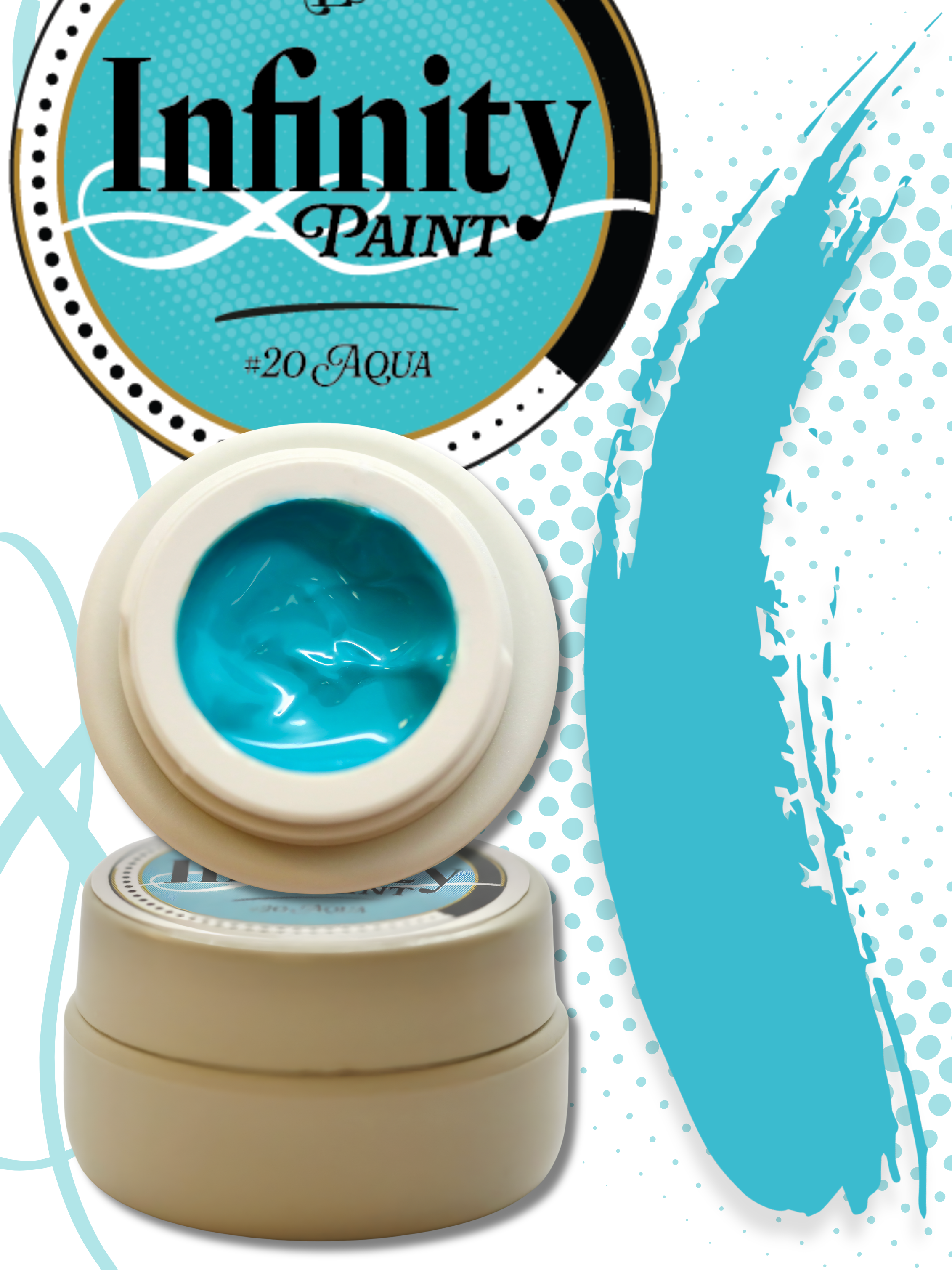 #20 Aqua Infinity Gel Paint