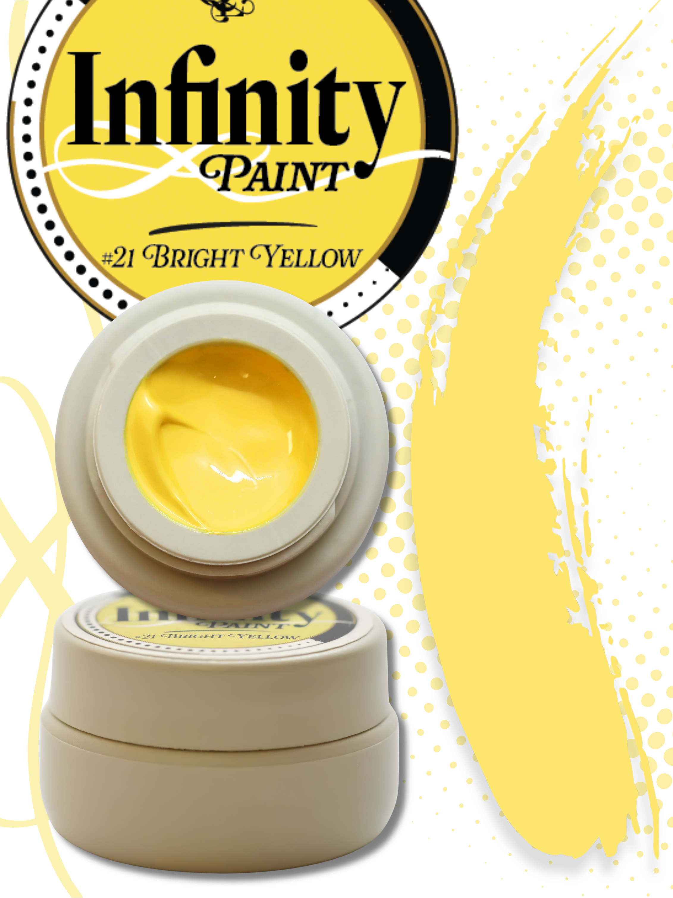 #21 Bright Yellow Infinity Gel Paint