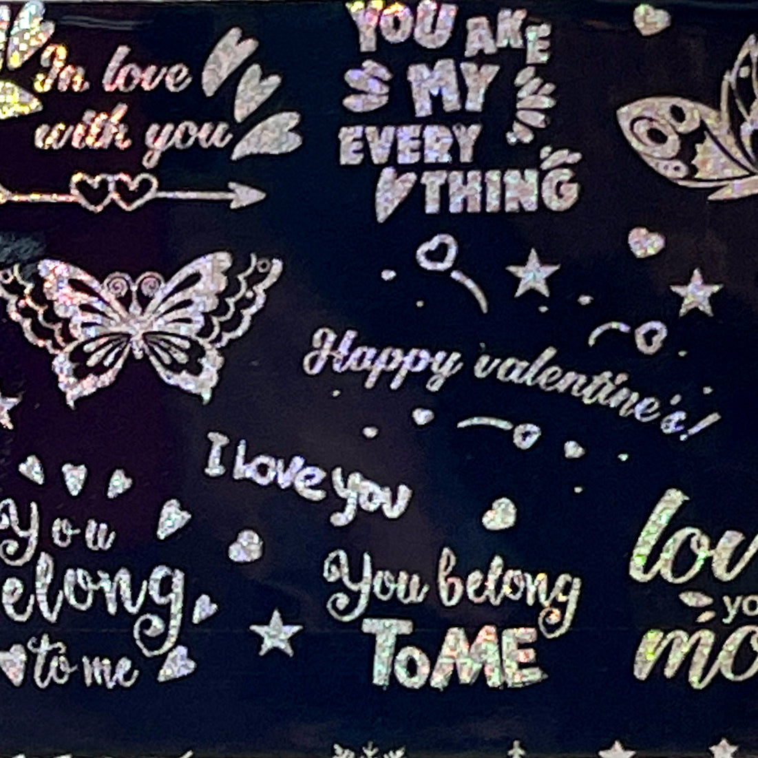 MM - "44-03 Ready For Love" - - Nail Transfer Foil