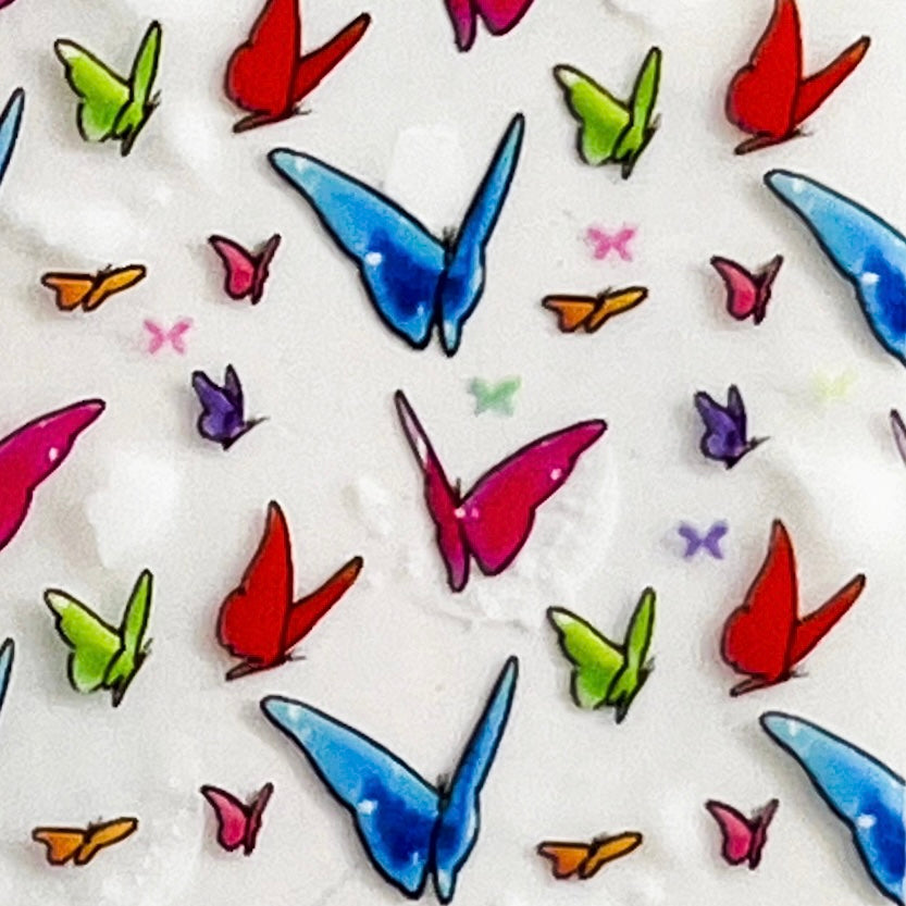 “56-10 Fancy Flutters" - - Nail Transfer Foil