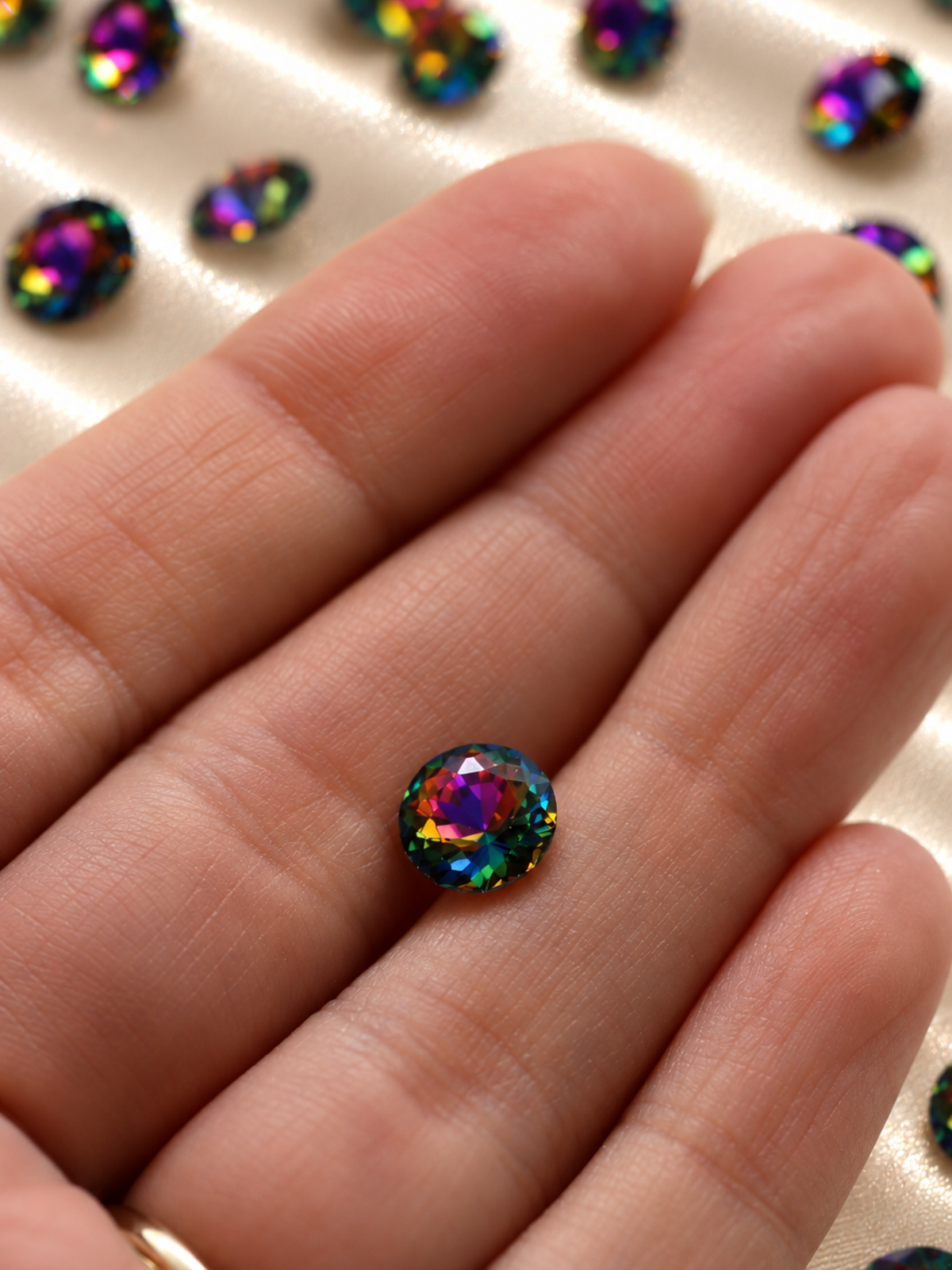 2 Ct. Round Midnight Mermaid