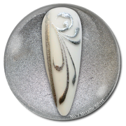 No. 2 Metallic PEARL Silver - QL Liner Gel