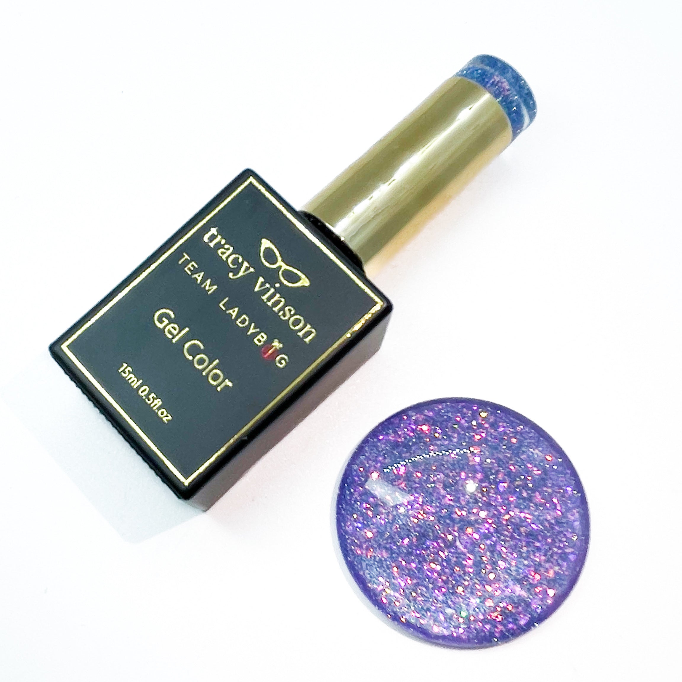 "Viola" -- Frosted Fireworks Gel Polish