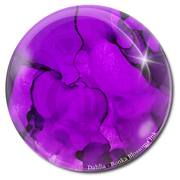 "Dahlia" -- Alcohol Ink