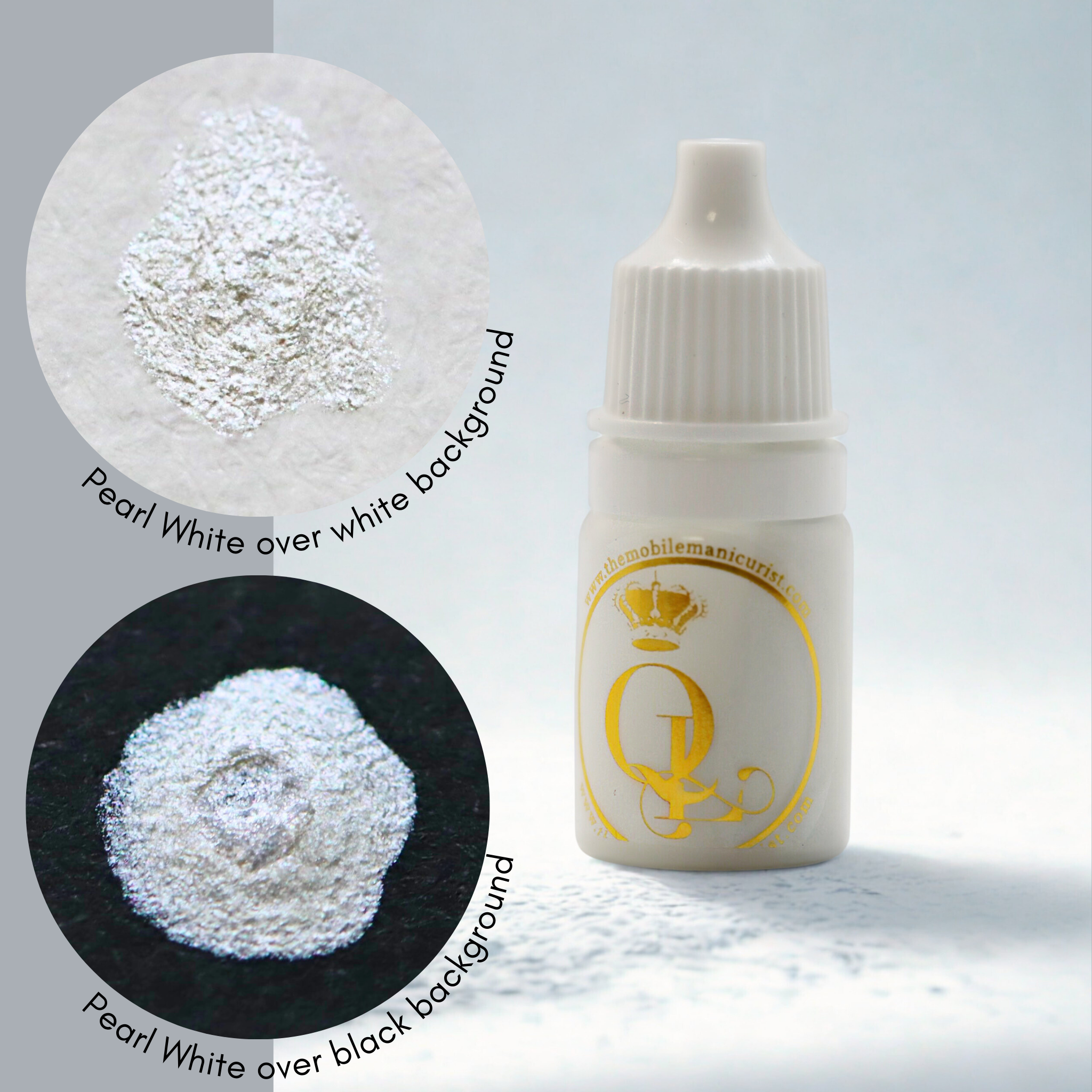 Silver & Pearl White Duo -- Liquessence Water-Based Metallic Paint