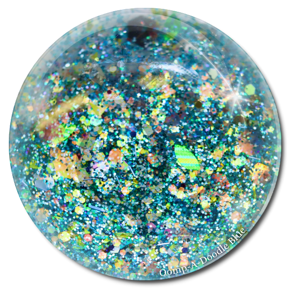 Oomp-A-Doodle Blue -- Gumdrop Gardens Cosmetic-Grade Glitter