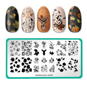 Maniology Plate M076–Fall Layers: Cozy Campsite