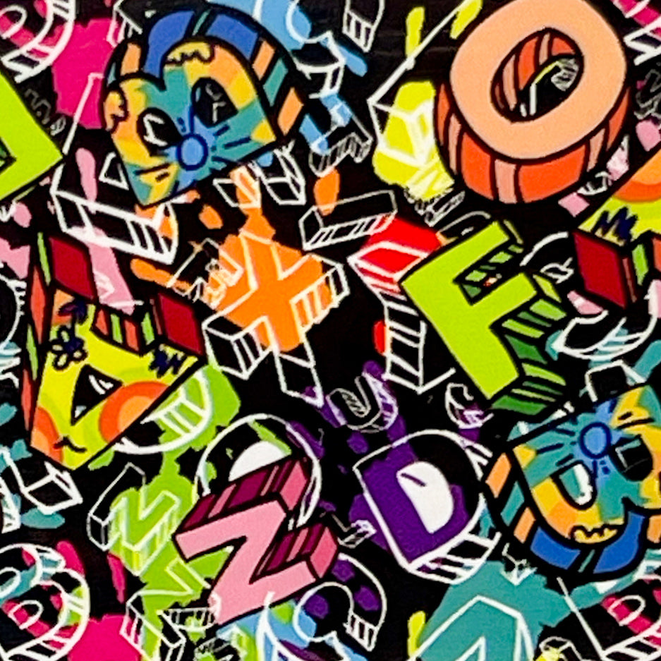 MM - "47-08 Graffito" - - Nail Transfer Foil