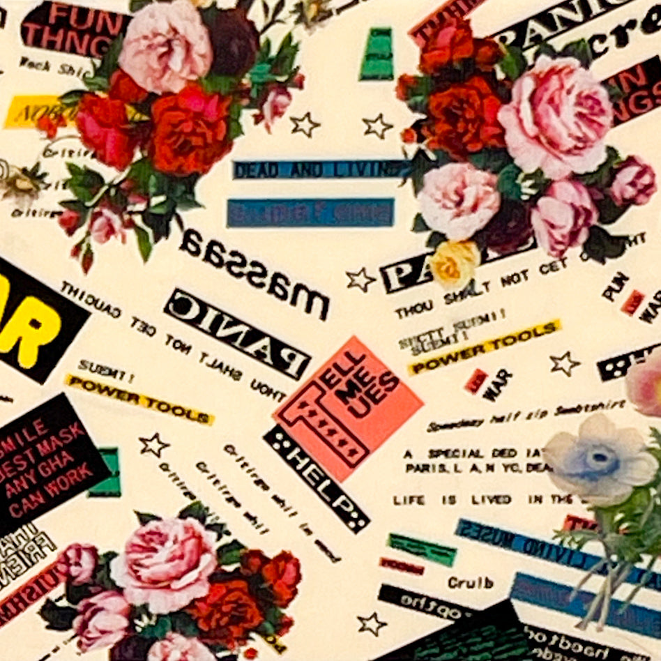 MM - "46-04 Send Me Flowers" - - Nail Transfer Foil