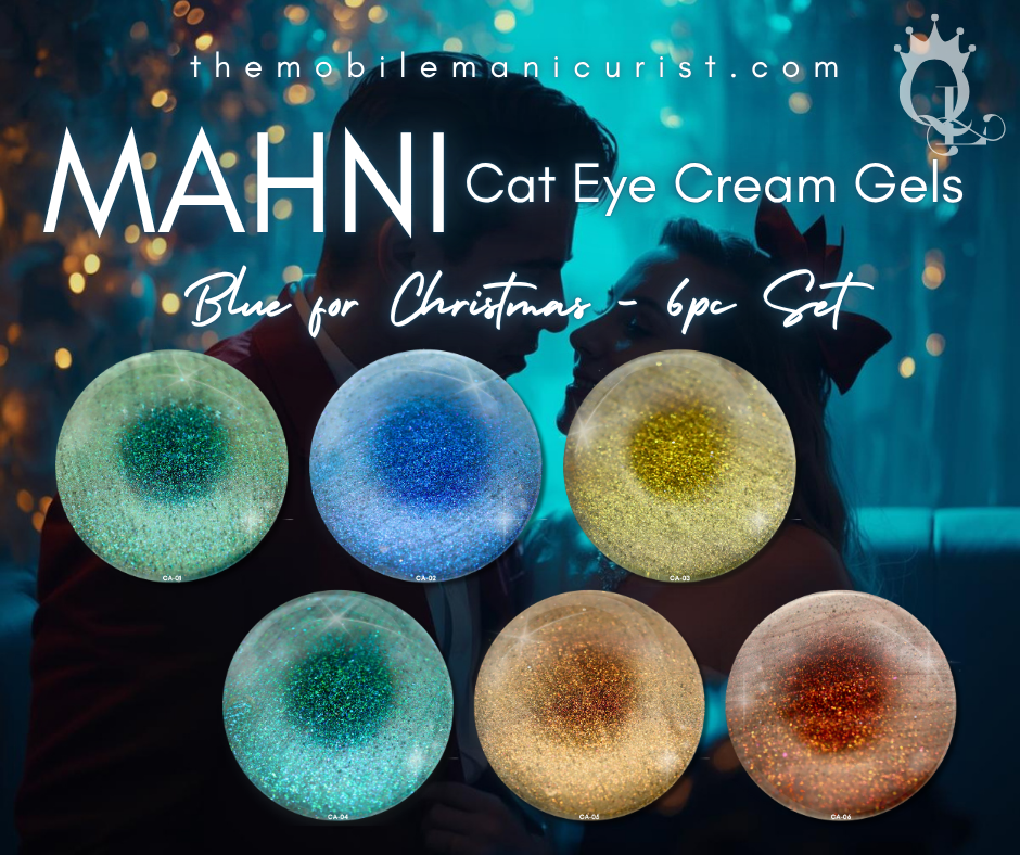 MAHNI "Blue For Christmas" -- Cat Eye Cream Gel Palette