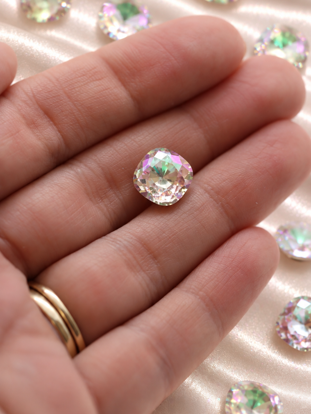 4 Ct. Cushion Cut AB