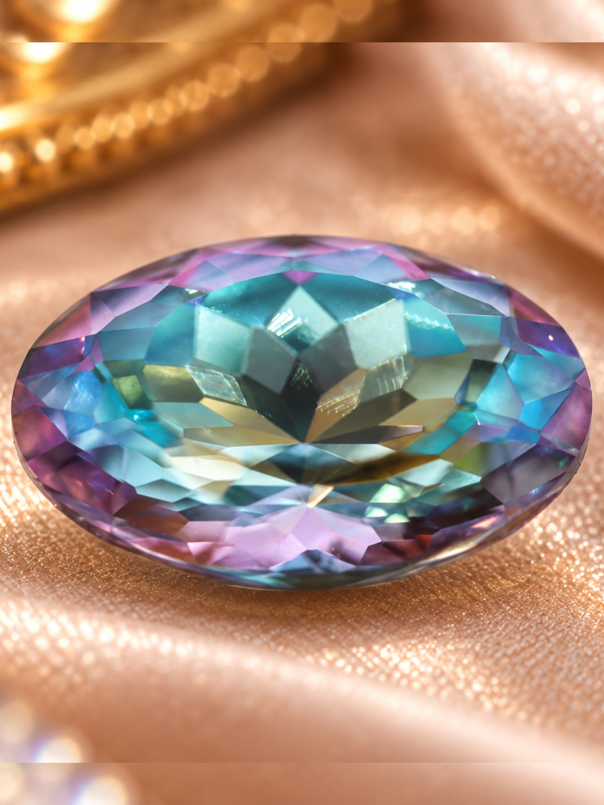 5 Ct. Oval Cut Blue AB