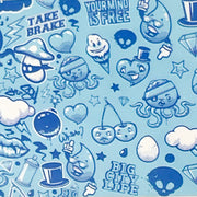 MM - "47-03 Graffiti So Blue" - - Nail Transfer Foil