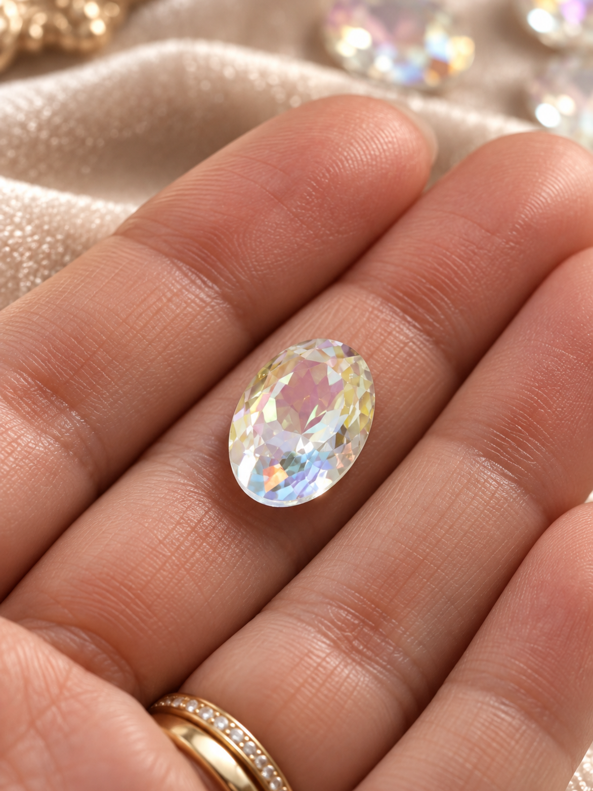 5 Ct. Oval Cut Canary AB