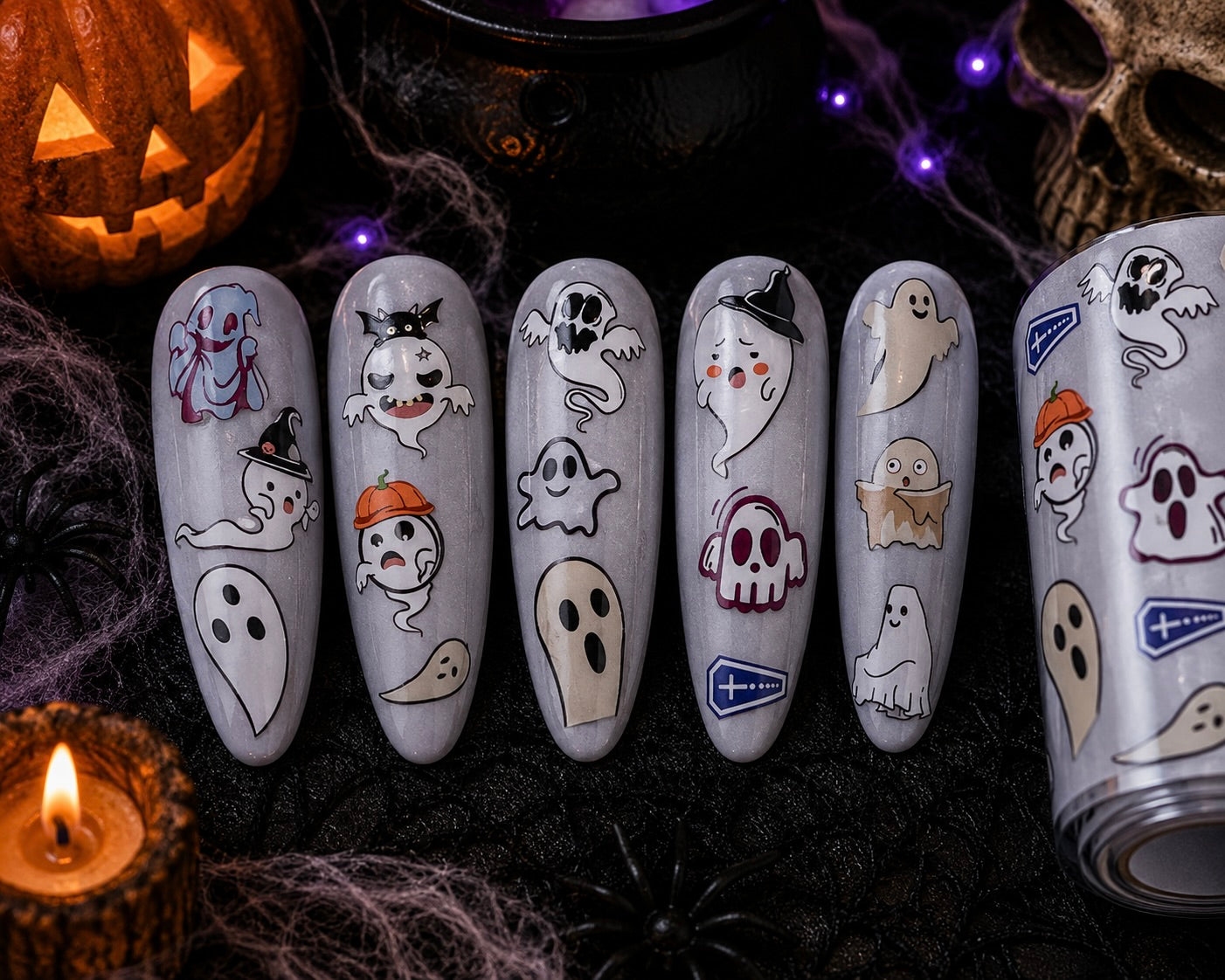 "19-06 Ghost Stories" -- Nail Transfer Foil