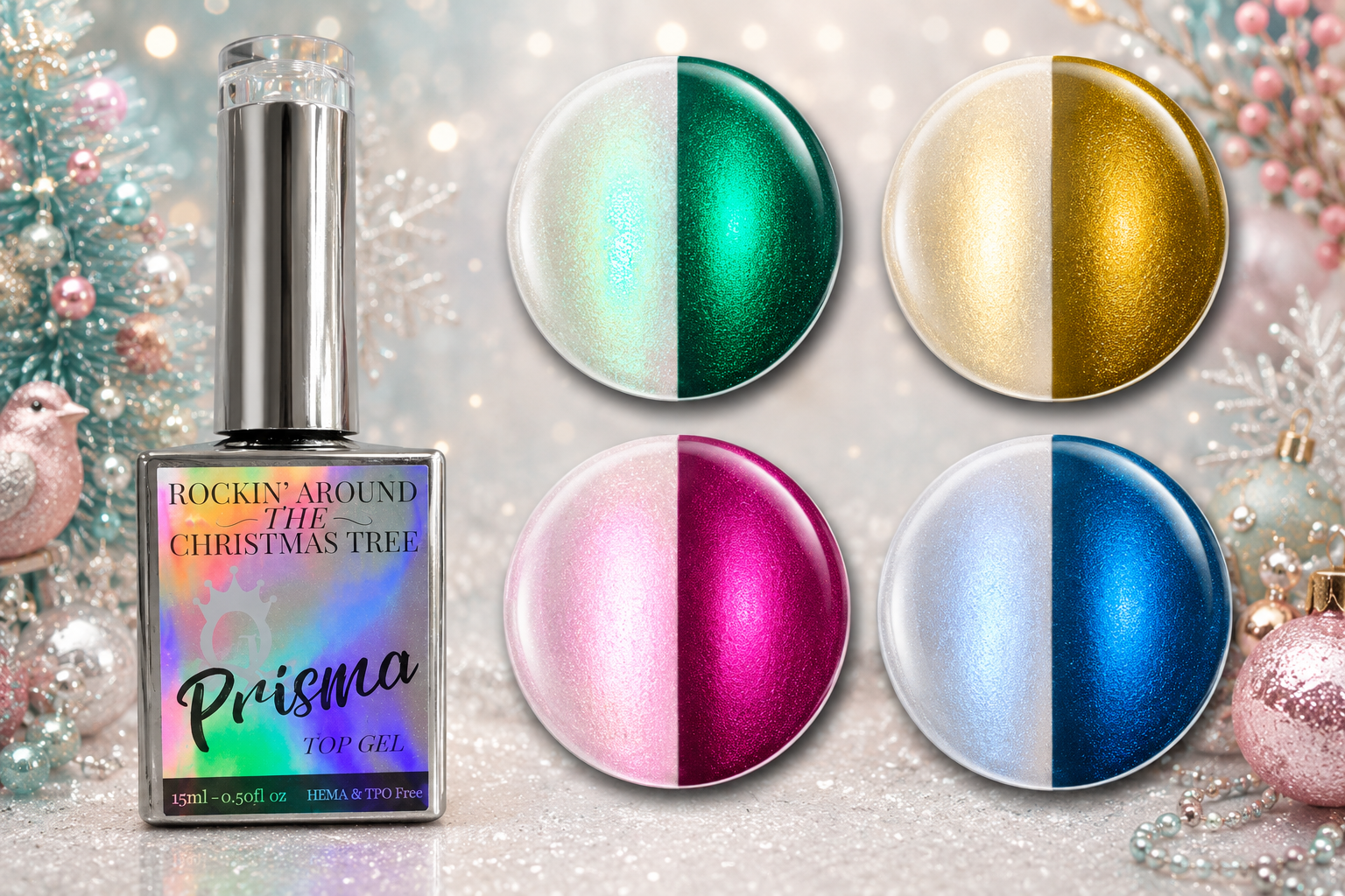 Prisma Top Gel 4 pc Set-- HEMA-FREE TPO Free