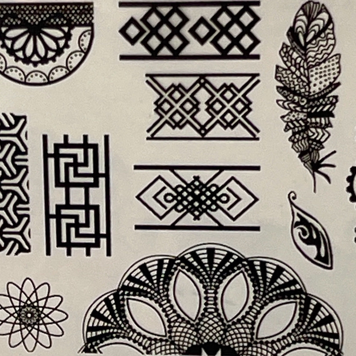 MM - "43-05 Boho Mandala" - - Nail Transfer Foil