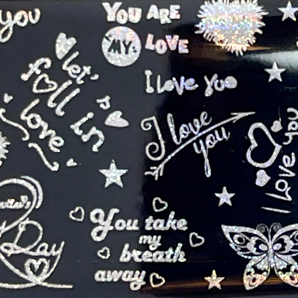 MM - "44-03 Ready For Love" - - Nail Transfer Foil