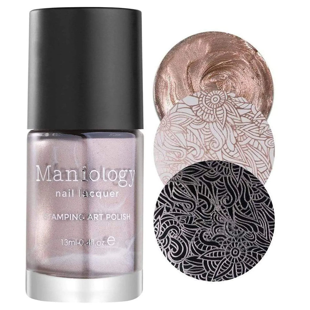 Maniology Brand - Precious Metals: 6-Piece Metallic Stamping Polish Set