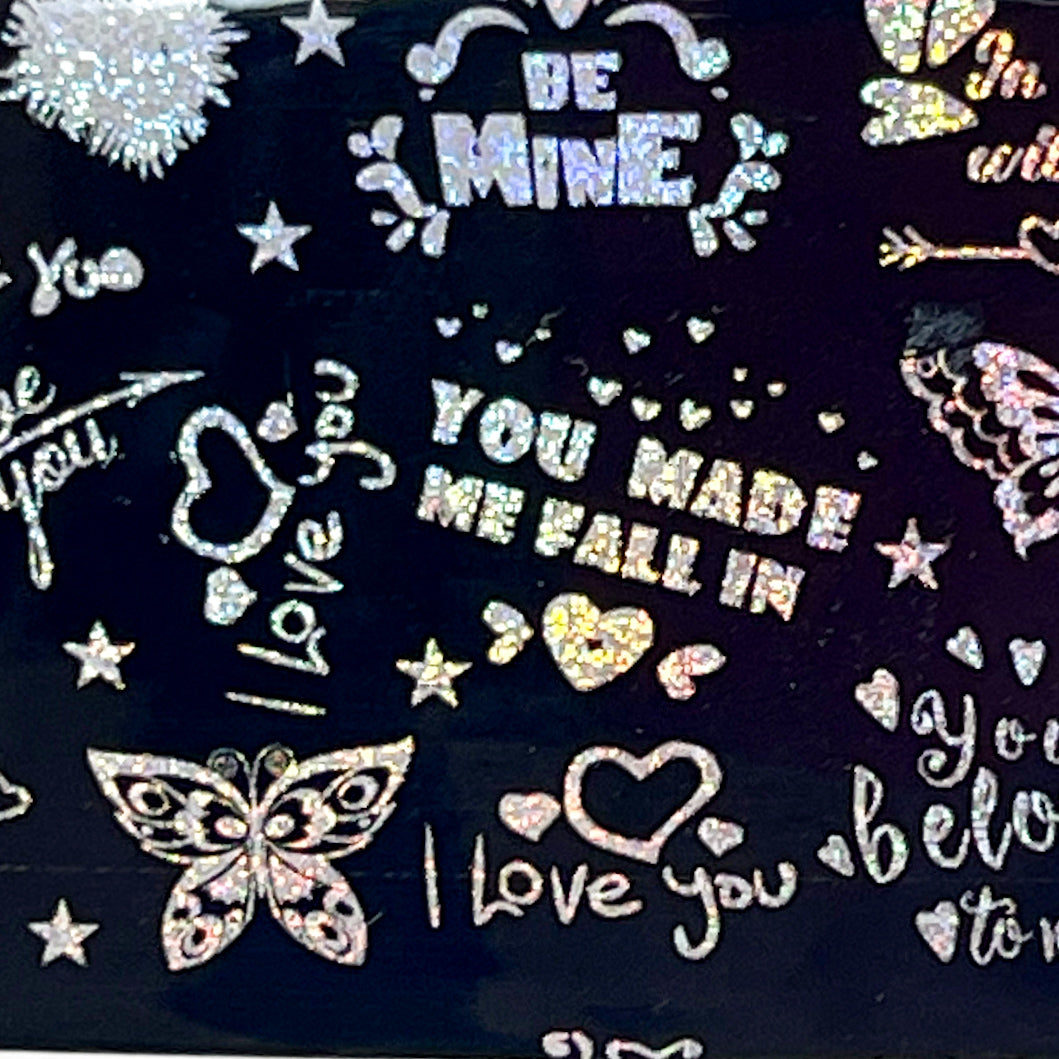 MM - "44-03 Ready For Love" - - Nail Transfer Foil