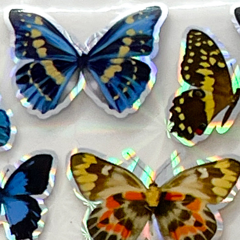 MM - "52-06 Blue Butterfly Day" - - Nail Transfer Foil