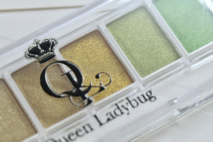 Green & Gold Chrome Palette -- 13 Days of Halloween