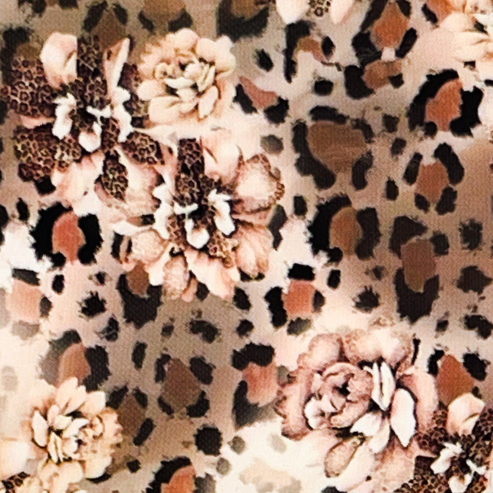 MM - "57-02 Leopard Roses" - - Nail Transfer Foil