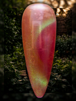 "A Scandalous Sunset" -- Glass, Chameleon Cat Eye