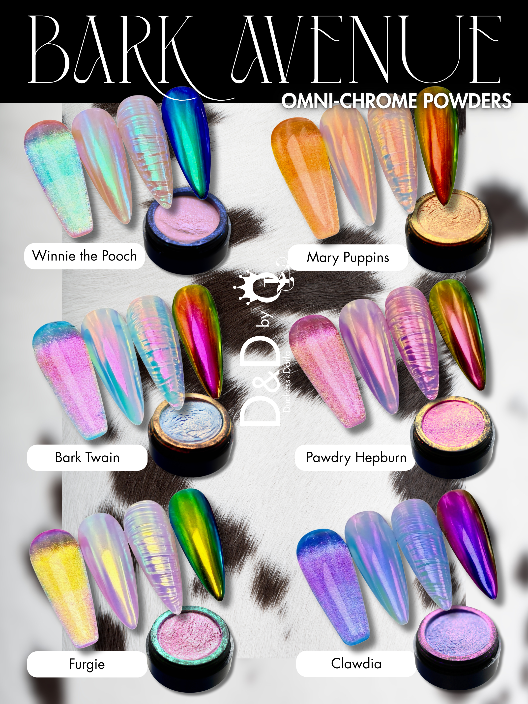 "Bark Avenue" -- 6pc. Omni-Chrome Collection