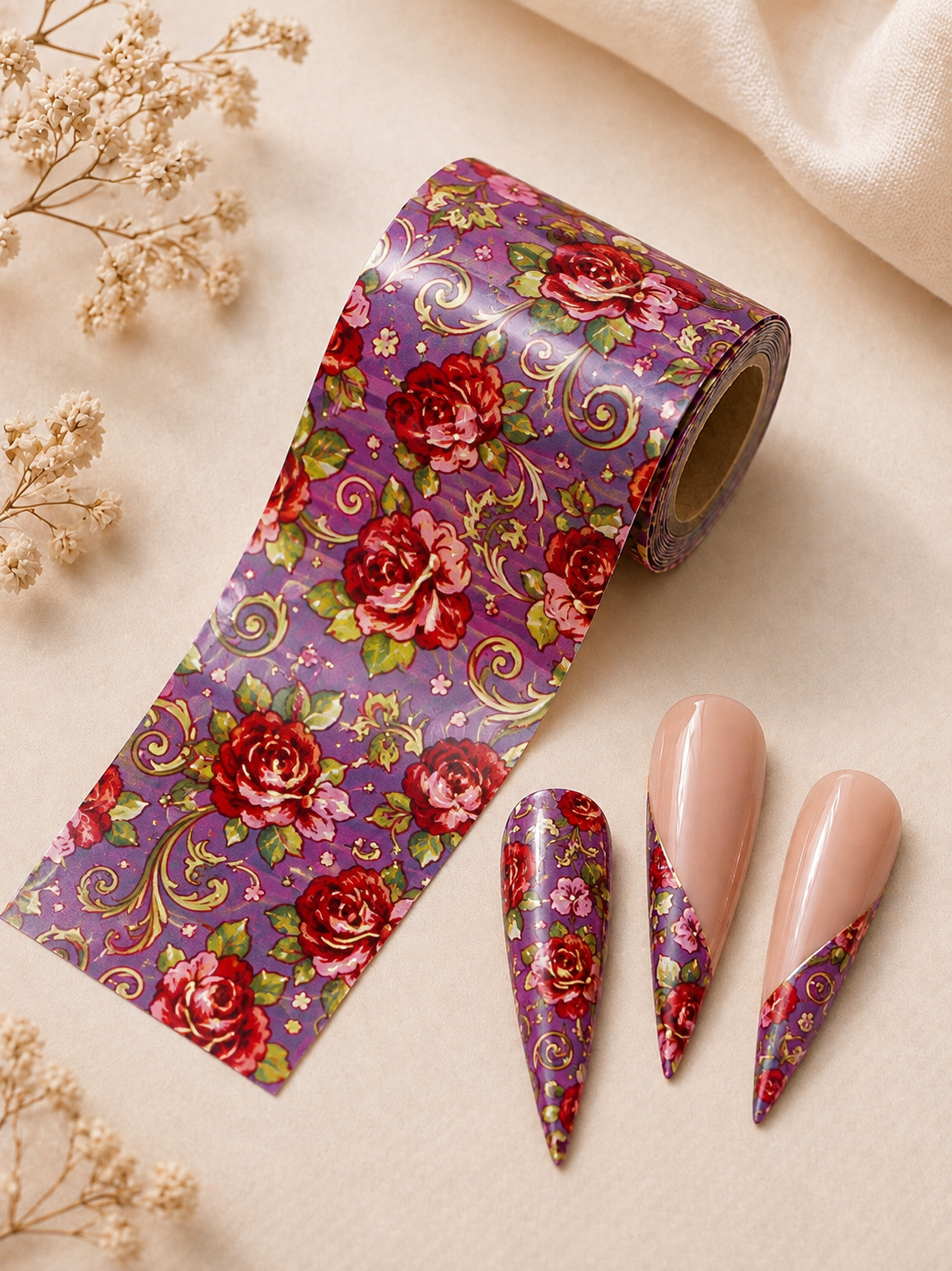 MM - "28-07 Beauty Blooms" -- Nail Transfer Foil