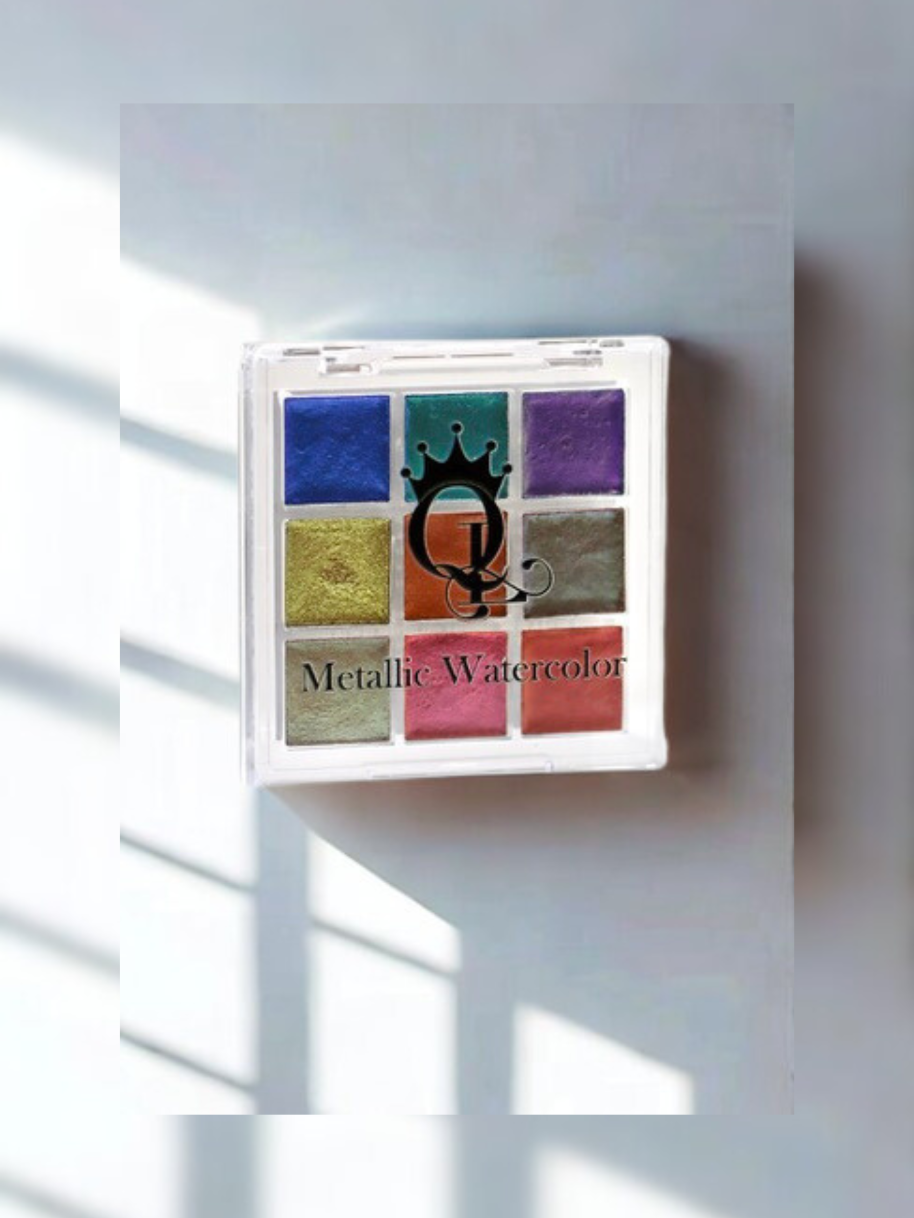 "Bejeweled" -- Mini Metallic Watercolor Palette