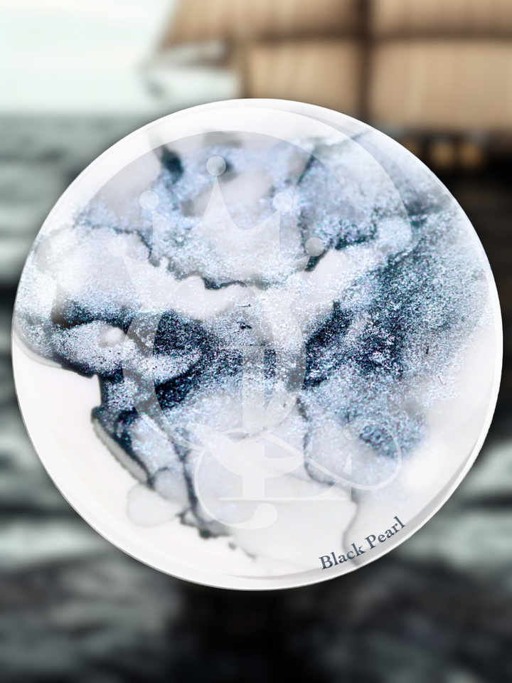 "Black Pearl" -- Alcohol Ink