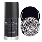 Black Stamping Polish--Maniology