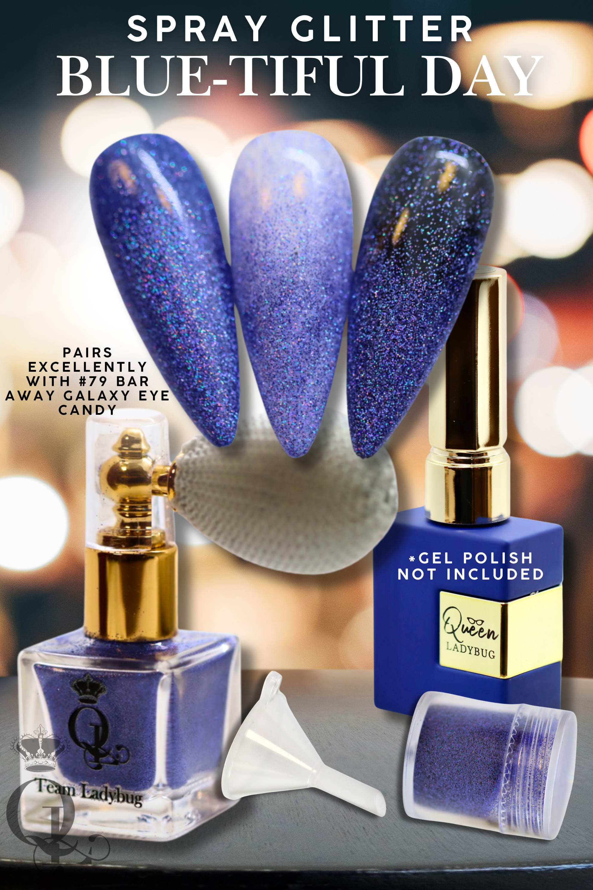 Blue-tiful Day Glitter Mist