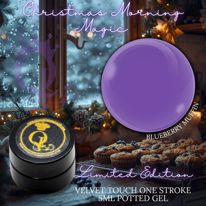 **Seasonal Limited Edition "Christmas Morning Magic"Collection -- Velvet Touch One-Stroke Potted Gels