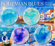 Bohemian Blues -- 4pc. Alcohol Ink Collection
