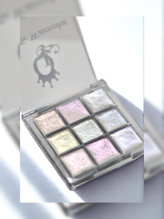 "Brides in White" -- Mini Metallic Watercolor Palette